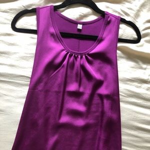 Uniqlo purple tank top blouse small